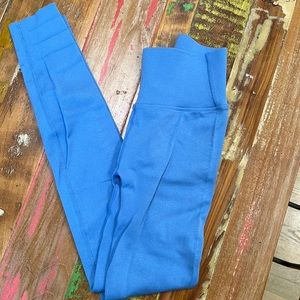 Fabeletics blue sculpt leggings. Like new!